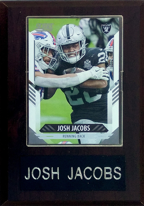 Josh Jacobs Las Vegas Raiders Player Plaque