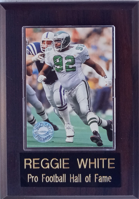 Reggie White Philadelphia Eagles Player Plaque