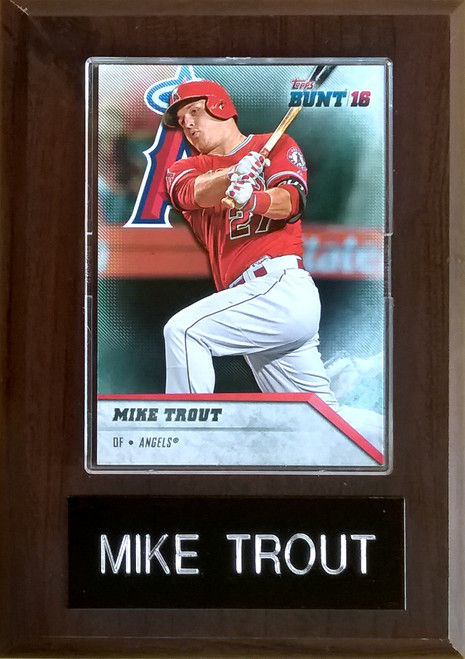 Mike Trout Los Angeles Angels Player Plaque