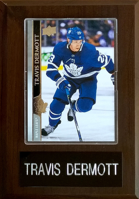 Travis Dermott Toronto Maple Leafs Player Plaque