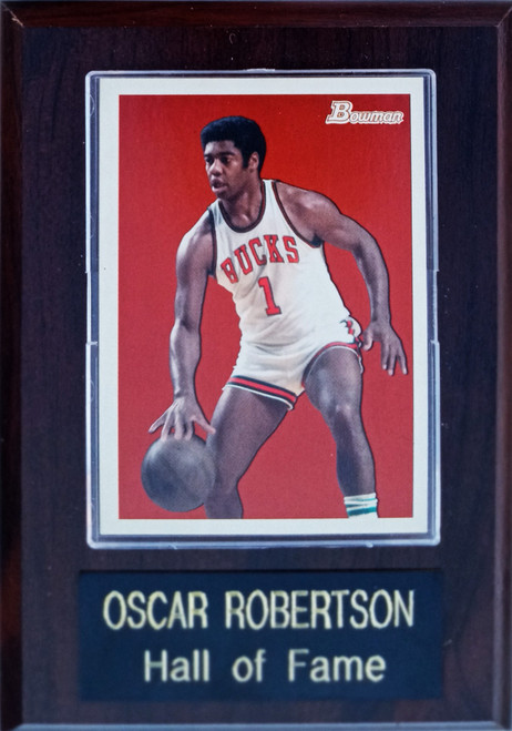 Oscar Robertson Milwaukee Bucks Player Plaque