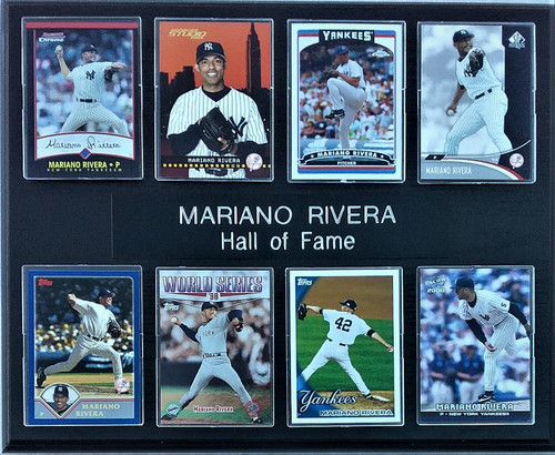 Mariano Rivera New York Yankees 8-Card 10.5x13 Black-Oak Player Plaque