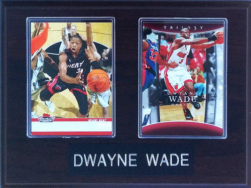 Dwyane Wade Miami Heat 2-Card 6x8 Plaque