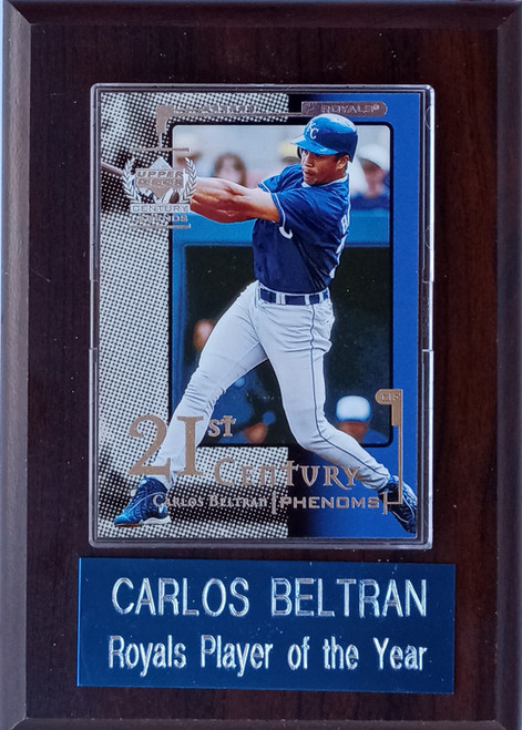 Carlos Beltran Kansas City Royals Player Plaque (Blue)