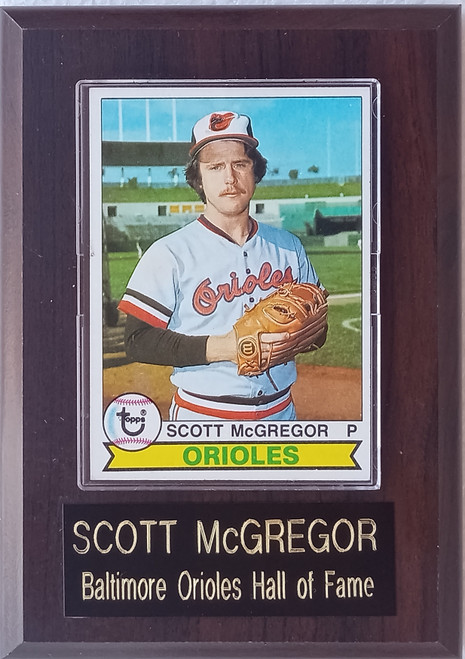 Scott McGregor Baltimore Orioles Player Plaque