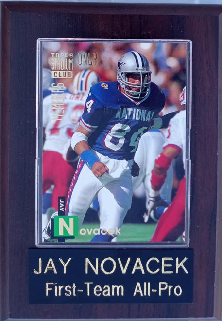 Jay Novacek Dallas Cowboys 4x6 Player Plaque