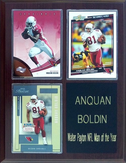 Anquan Boldin Arizona Cardinals 3-Card 7x9 Plaque