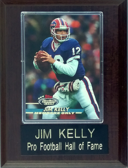 Jim Kelly Buffalo Bills Player Plaque