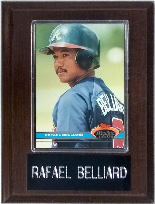 Rafael Belliard Atlanta Braves Player Plaque