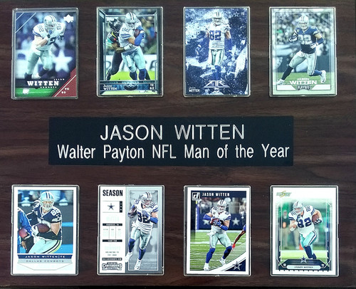 Jason Witten Dallas Cowboys 8-Card 12x15 Cherry-Finished Plaque