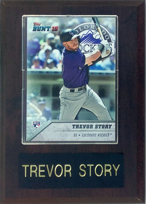 Trevor Story Colorado Rockies Card Player Plaque