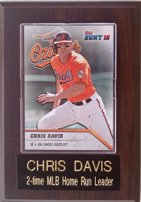 Chris Davis Baltimore Orioles Player Plaque