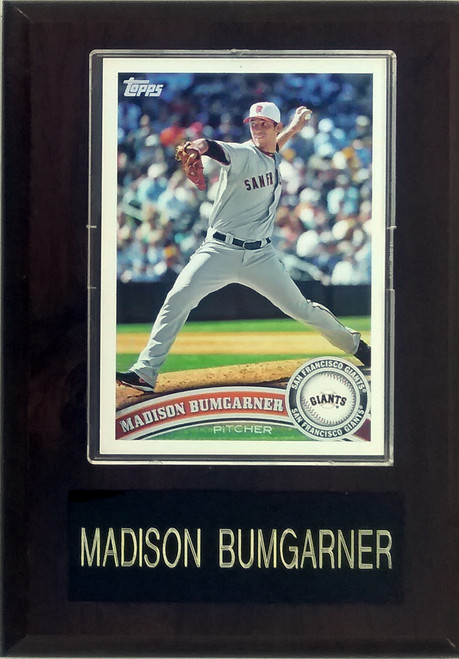 Madison Bumgarner San Francisco Giants Player Plaque