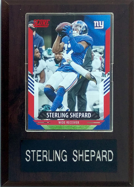 Sterling Shephard New York Giants Player Plaque