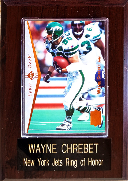 Wayne Chrebet New York Jets Player Plaque