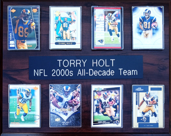 Torry Holt St. Louis Rams 8-Card 12x15 Cherry-Finished Plaque