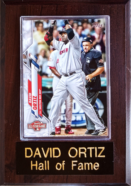 David Ortiz Boston Red Sox Player Plaque