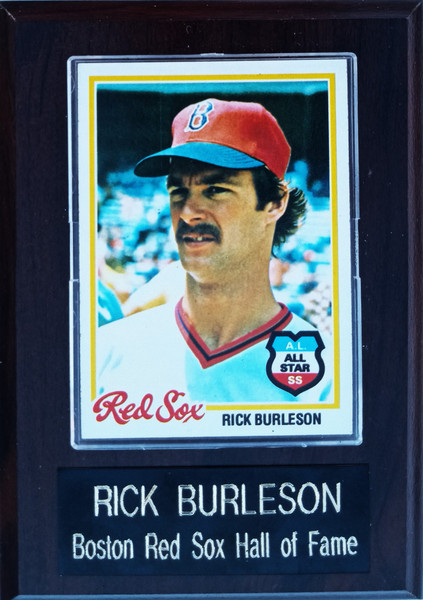 Rick Burleson Boston Red Sox Player Plaque