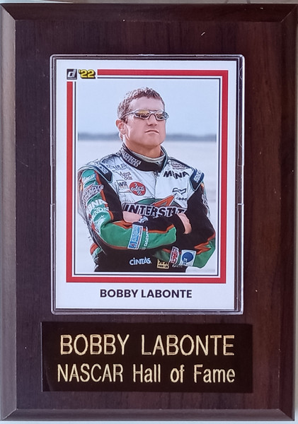 Bobby Labonte NASCAR Player Plaque