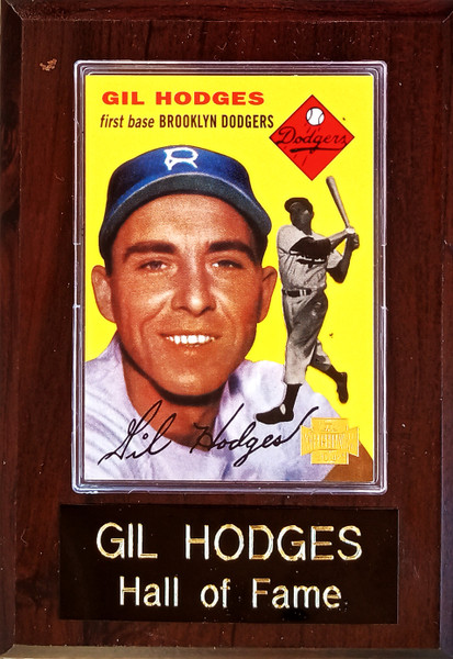 Gil Hodges Los Angeles Dodgers Player Plaque