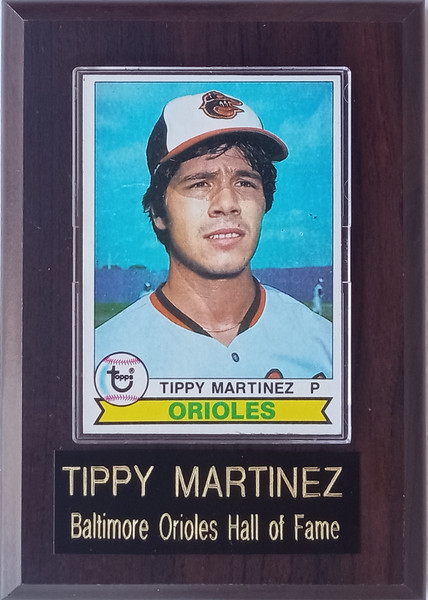 Tippy Martinez Baltimore Orioles Player Plaque