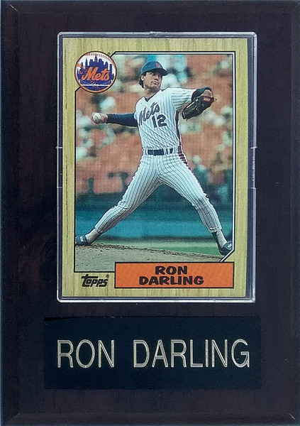 Ron Darling New York Mets Player Plaque