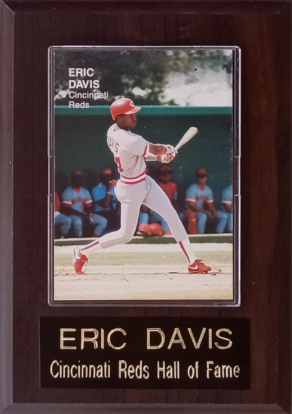 Eric Davis Cincinnati Reds Player Plaque