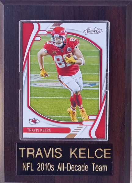 Travis Kelce Kansas City Chiefs Player Plaque
