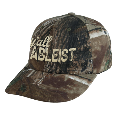 Y'all Ableist (Camo Embroidered Baseball Cap) Y'all Ableist (Camo Embroidered Baseball Cap)
