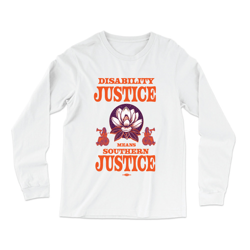 Southern Justice (White Long-Sleeve Tee)
