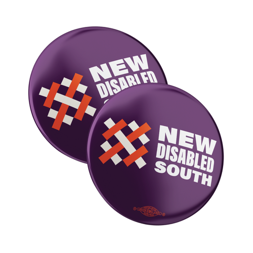 New Disabled South Logo (2.25" Pin-Back Button -- Pack Of Two!)