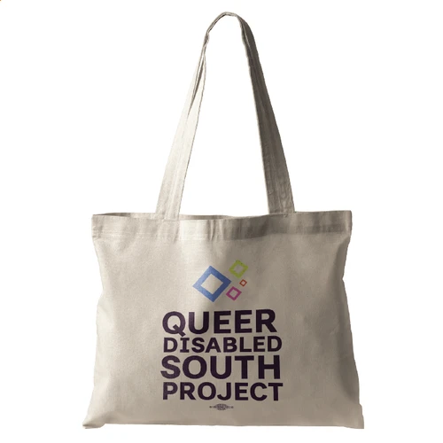 Queer Disabled South Project (Natural Canvas Tote)