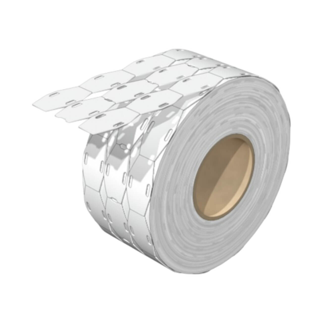 Weidmuller SlimFix Cable Marker, 26x15mm, White, Plastic, Cable Tie ...