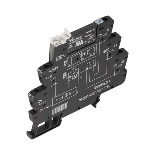 Weidmuller TOS Solid-State Relay, 1 NO Contact, 24-230V UC Control, 24-240V AC Switching, 1A, DIN Rail Mount