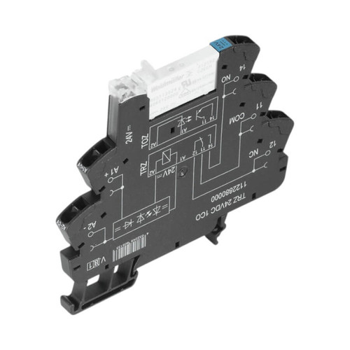 Weidmuller TRZ Relay Module, 24V DC Coil, 6A, SPDT Contact, 250V AC Switching, TS 35 DIN Rail Mount