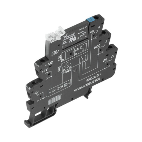 Weidmuller TOS Solid-State Relay, 1 NO Contact, 24V DC Control, 3-48VDC Switching, 100mA, TS 35 DIN Rail Mount