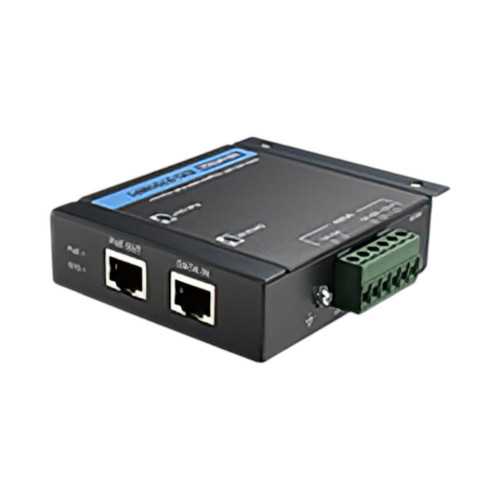 Advantech EKI-2701MPI Industrial PoE Injector, 1x Gigabit RJ45 PoE+ Out, 1x Data In, IEEE 802.3af/at/bt