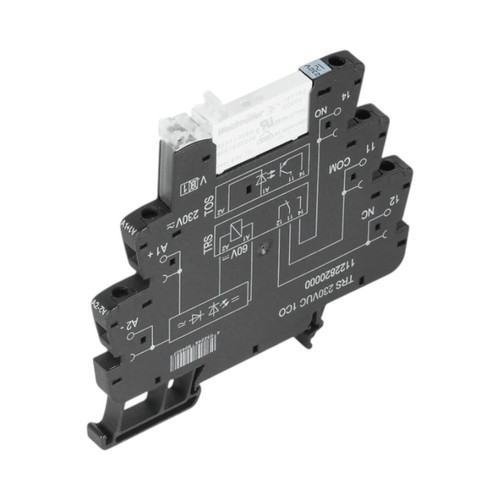 Weidmuller TRS Interface Relay Module, 24-230V AC/DC, SPDT, 1A, DIN Rail Mount