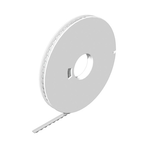 Weidmuller DEK 5/8 MultiMark Terminal Marker Roll, 5x8mm, Snap-On, White, Blank, Roll of 500 Markers
