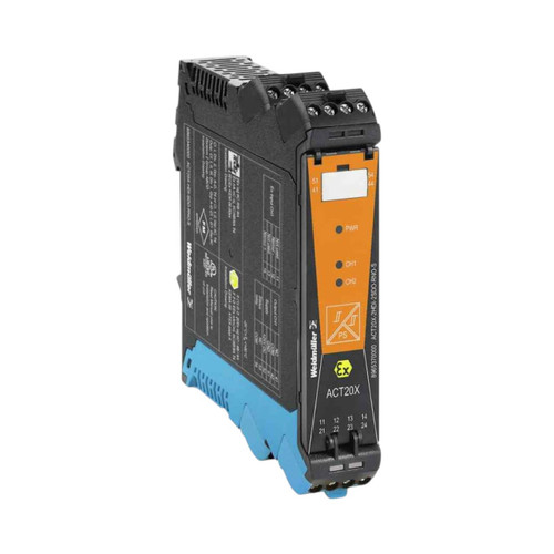 Weidmuller ACT20X Ex Signal Isolating Converter, 2-Channel, NAMUR Sensor/Switch Input, 2x NO Relay Output