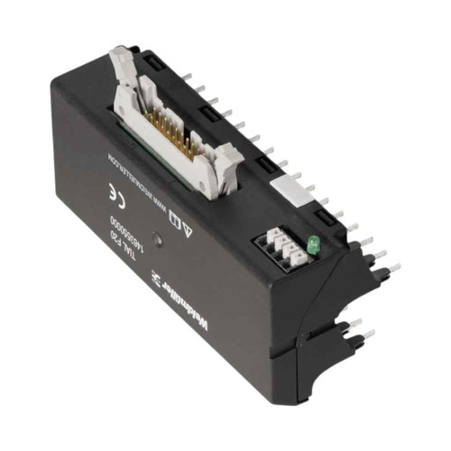 Weidmuller TIAL F20 Interface Adapter, 20-Pole Plug, 16 Signal Paths, 24VDC, 60mA per Path, Long Locking Lever