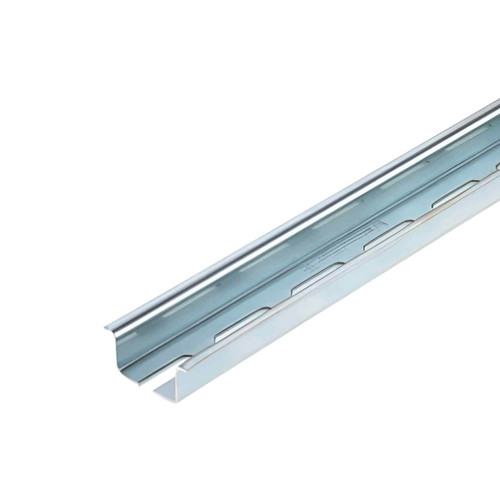 Weidmuller Slotted DIN Rail, 35 x 15mm, 2m, Galvanized Steel, TS 35