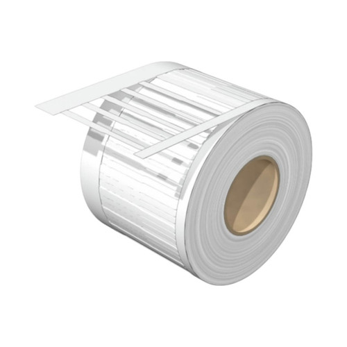 Weidmuller TM-I 20 MultiMark Tag Carrier Marker, 20x4mm, White, Blank, Plastic, Roll of 2000 pcs