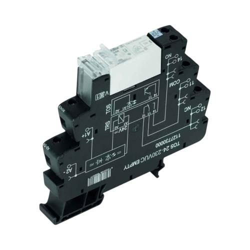 Weidmuller TRS Interface Relay Module, 24V AC/DC, SPDT, 16A, DIN Rail Mount