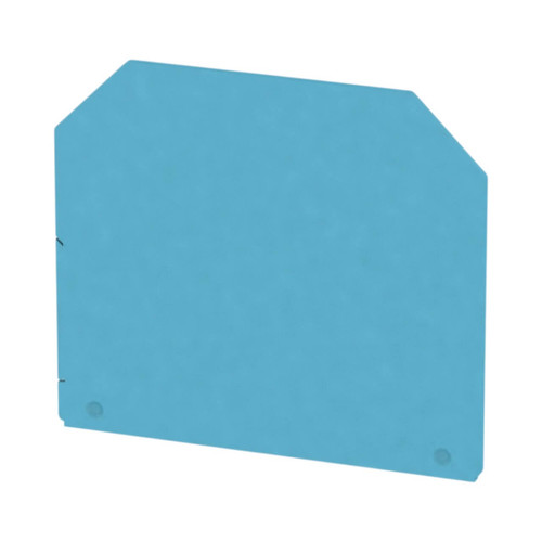 Weidmuller W-Series End and Partition Plate for WDU 2.5-16/35 Terminal Blocks, Plastic, Snap-On, Blue