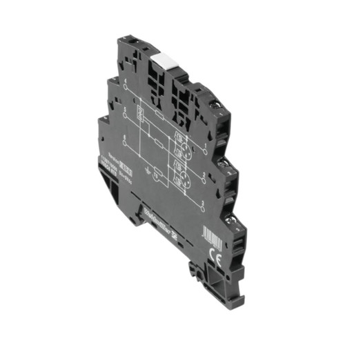 Weidmuller VSSC6 Surge Protector, RTD, 150V, 300mA, Black, TS 35 DIN Mount, Screw Connection, IP20
