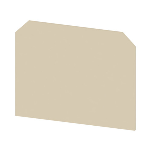 Weidmuller TW SAK35 Partition Plate, Beige, Polyamide 66, Snap-On, for SAK 35 Terminal Blocks