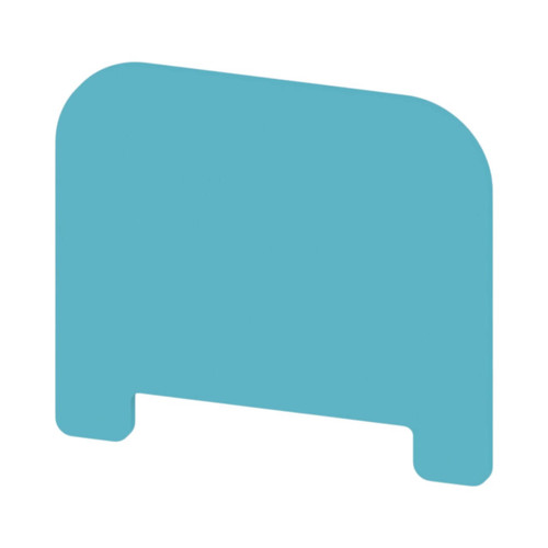 Weidmuller TW SAK2.5 BL Partition Plate, Blue, Polyamide 66, Snap-On for SAK 2.5 Terminal Blocks