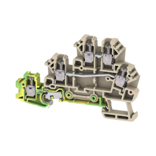 Weidmuller DLD 2.5/PE DB Multi-Level Terminal Block, 2.5mm², 17.5A, 250V, Screw Connection, Initiator/Actuator