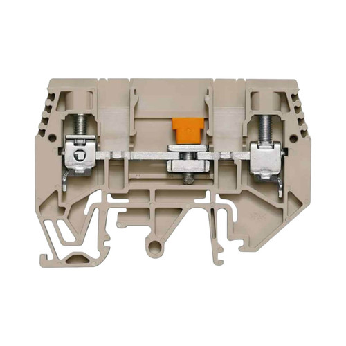 Weidmuller WTL 6/1 EN Test-Disconnect Terminal Block, 6mm², 41A, 500V, Screw Connection, Slide Link, TS 32/35